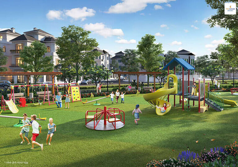 khu vui choi tre em vinhomes hoc mon